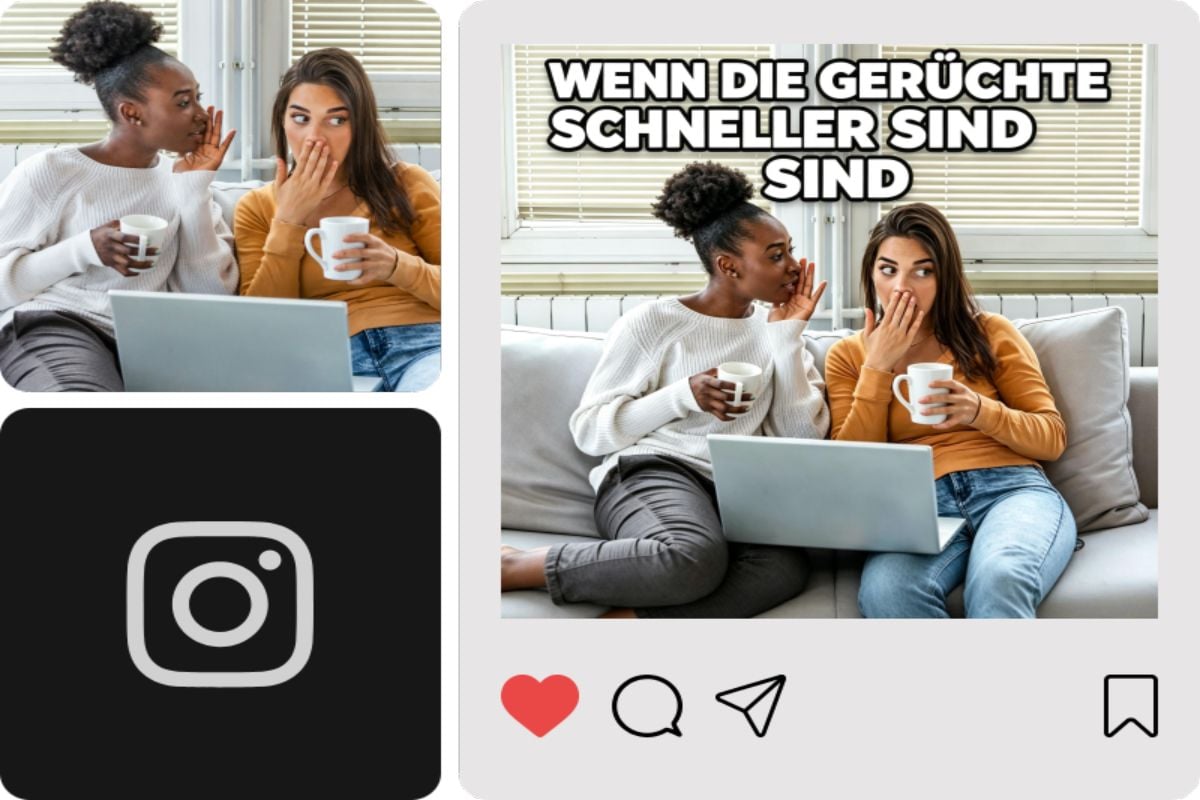 Erstelle ki meme bilder zum den social media trend zu folgen