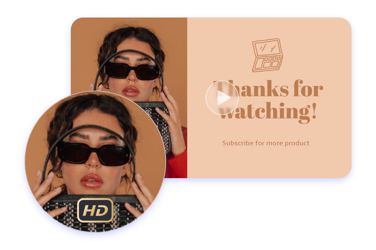 Export You Tube endings with Fotor in high resolution and quality