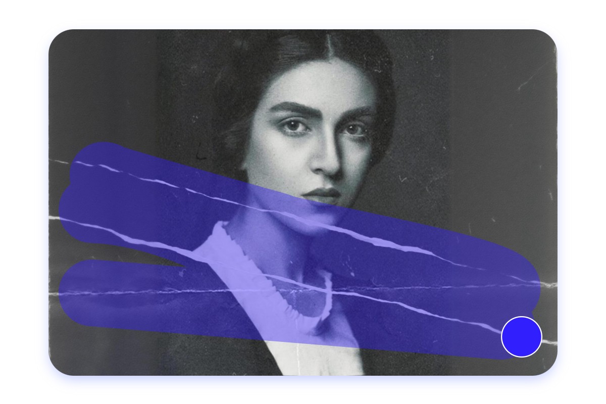 Fix old photo by removing scratches