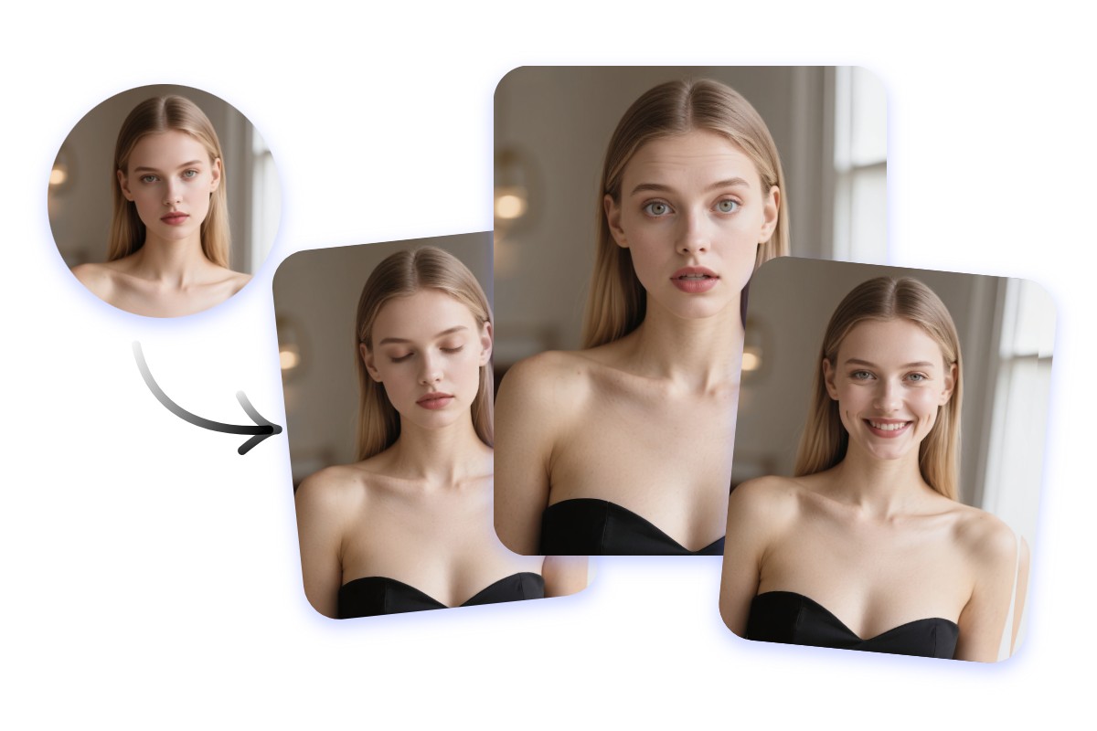 Flexible customization on poses and expressions