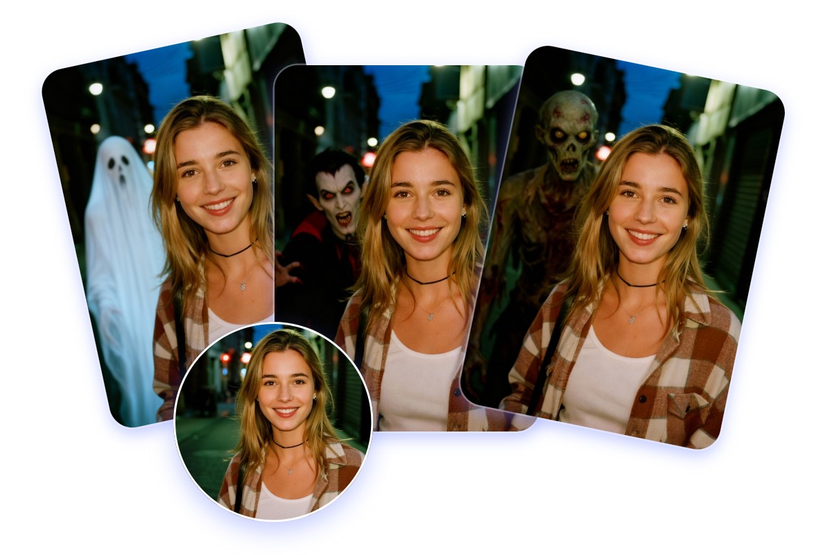 fotorai様々な幽霊とモンスタースタイルを生成