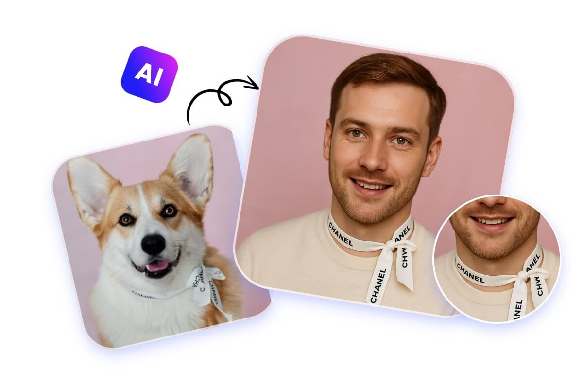 ペットの特徴を活かした犬・猫の擬人化