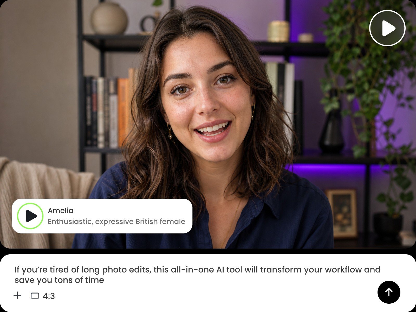 Fotor ai talking avatar lets you customize the voice and ai presenter