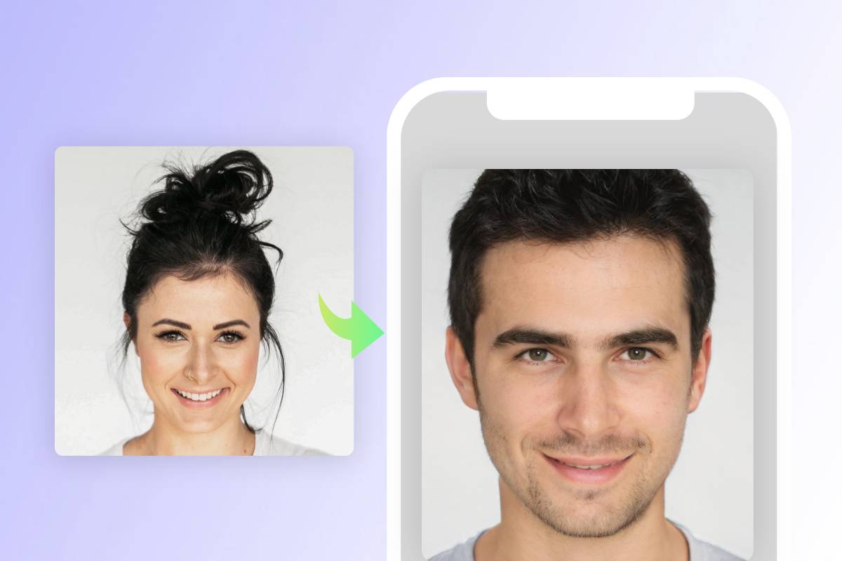 Gender Swap: Swap Gender to Discover Another You with AI | Fotor
