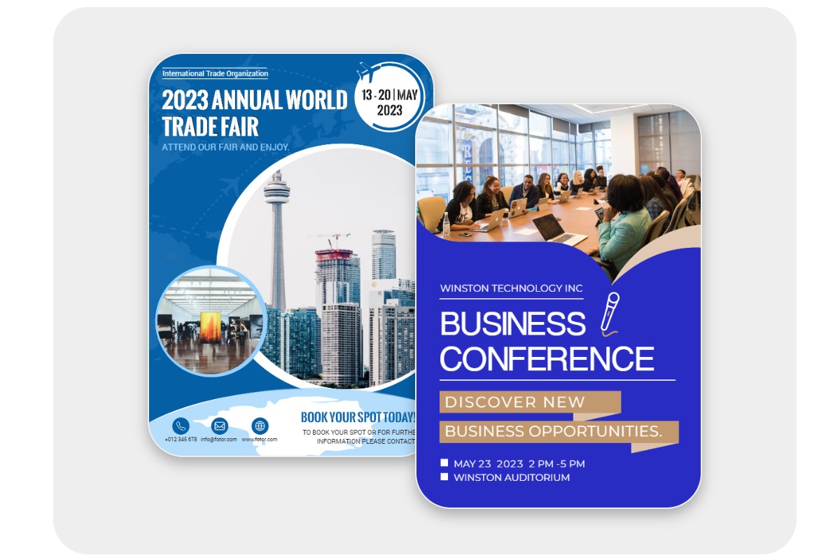 Fotor business poster templates