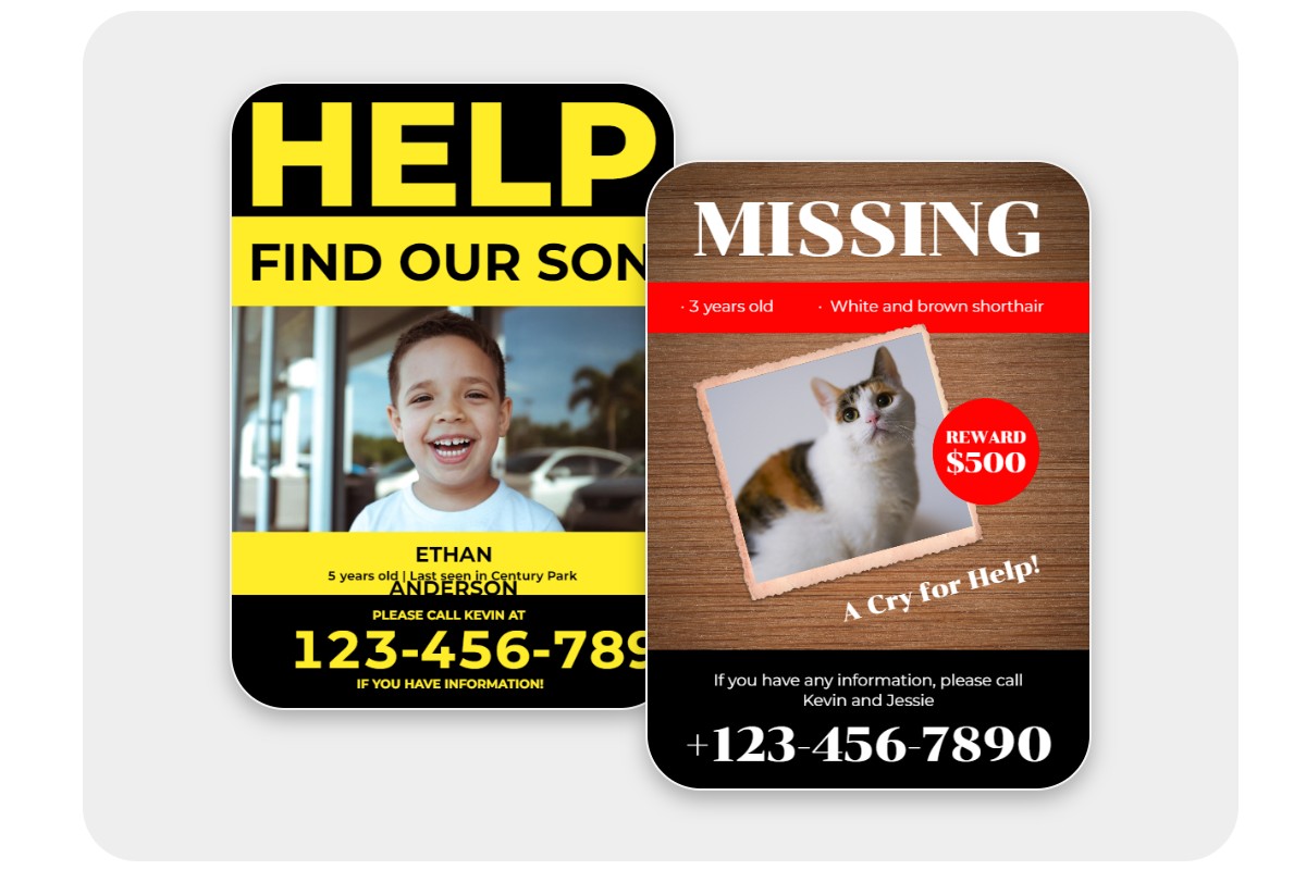 Fotor missing poster templates