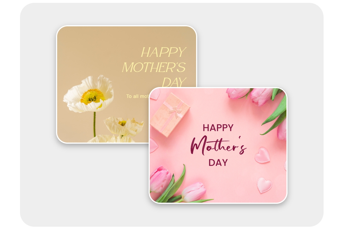 Fotor mothers day facebook post templates