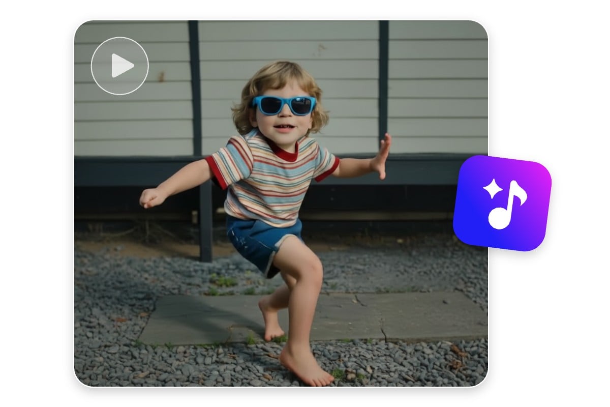 Fotor provides ai baby dance video template with built in music