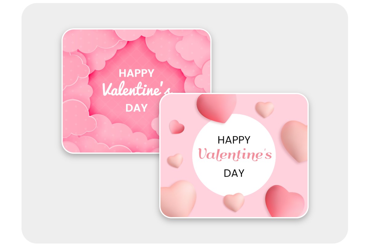 Fotor valentine facebook post templates