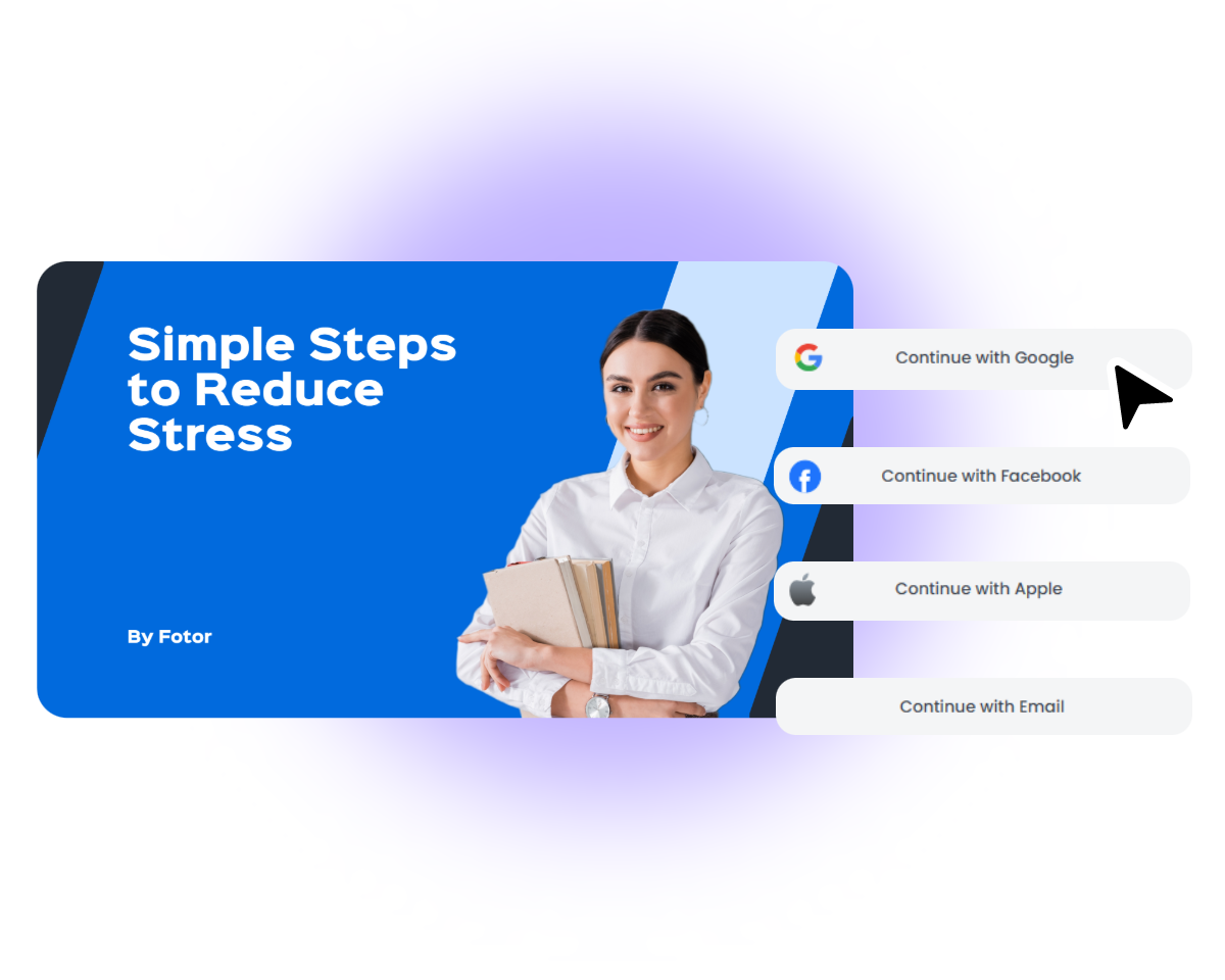 Four sign in methods for fotor ai slides