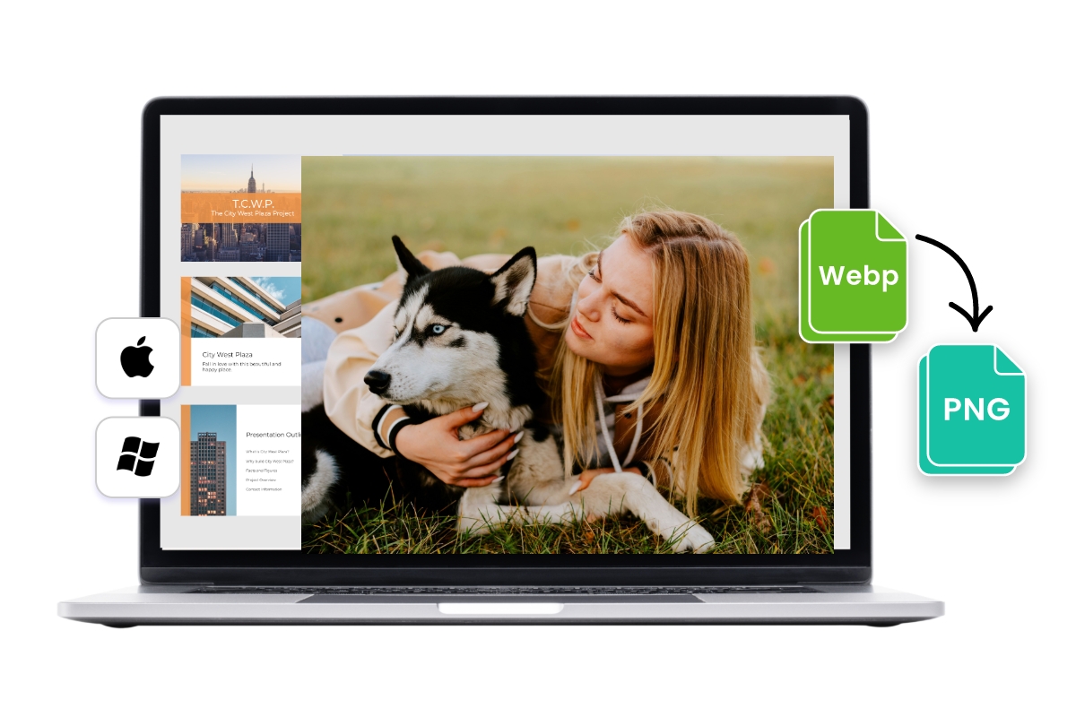 Free WebP to PNG converter App for Mac and Windows