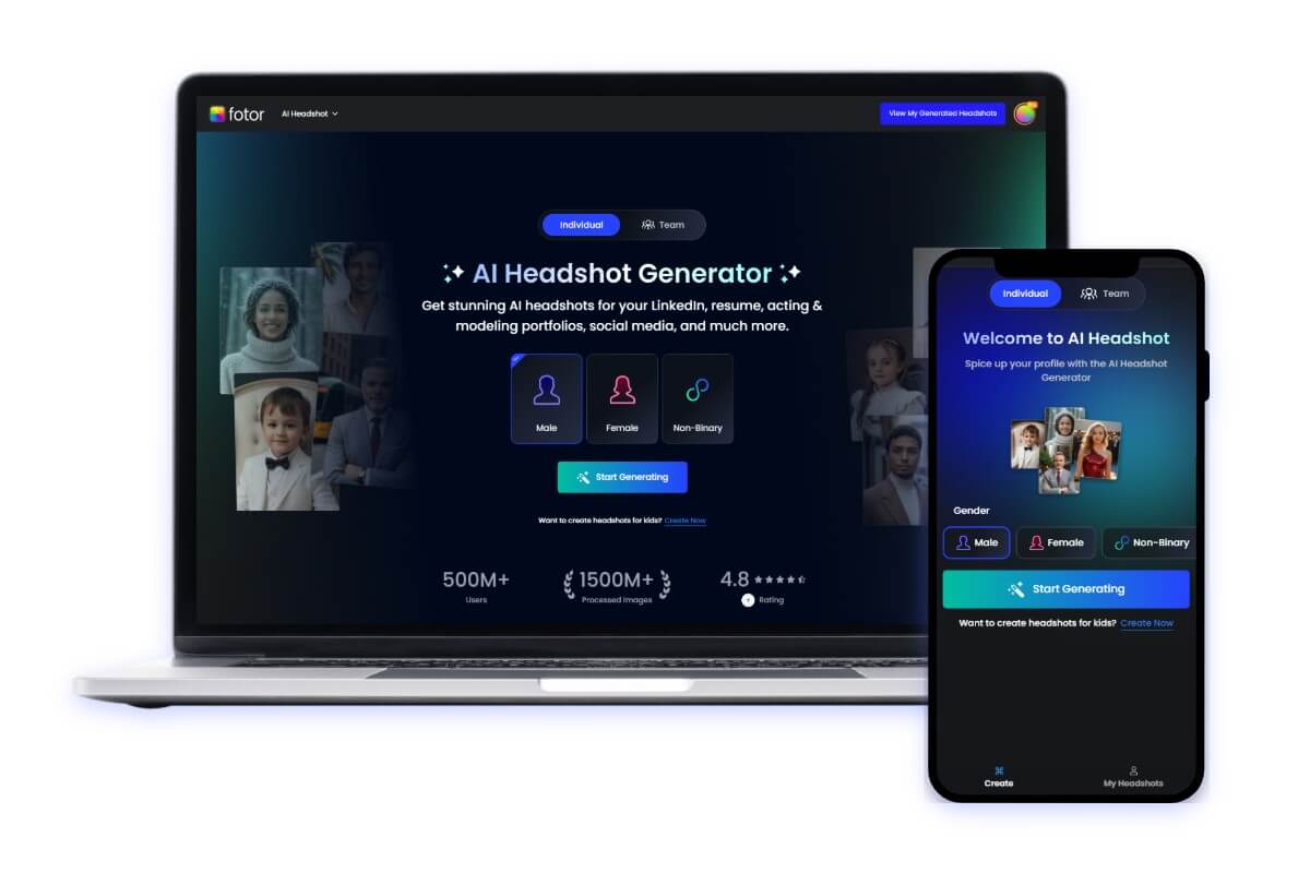 Free ai profile picture generator app and software