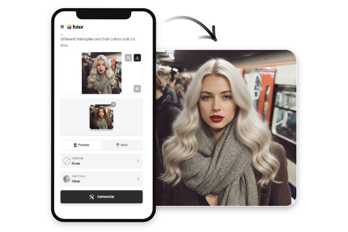 Free online hair color simulator mobile friendly