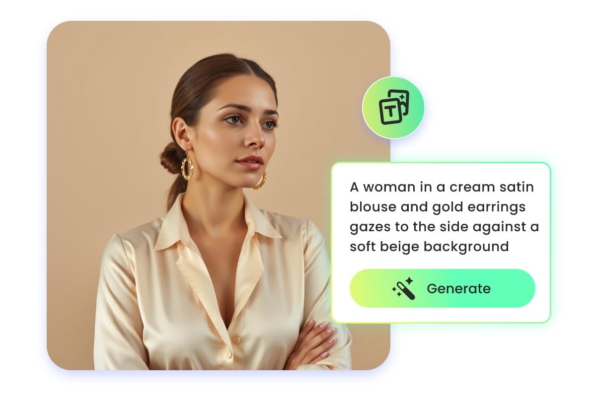 Generieren Sie realistische KI-Charaktere indem Sie Eingabeaufforderungen (Prompts) verwenden