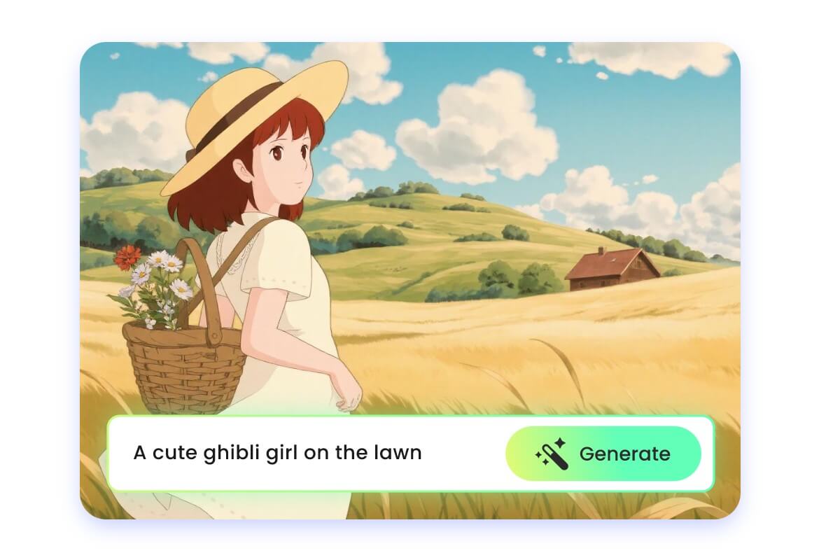 Generatore gratuito di AI Ghibli - Convertire l'immagine in stile