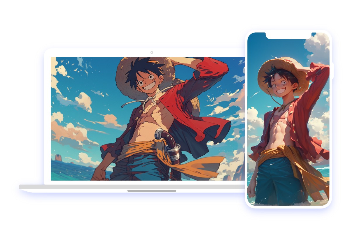 Generate a one piece wallpaper for your device