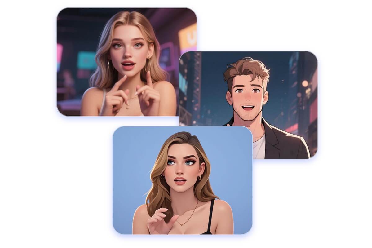 Générer des influenceurs virtuels IA dans plusieurs styles