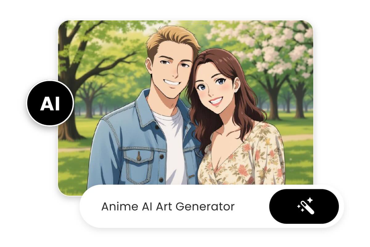 텍스트 입력으로 커플 AI 애니메이션 이미지 생성하기