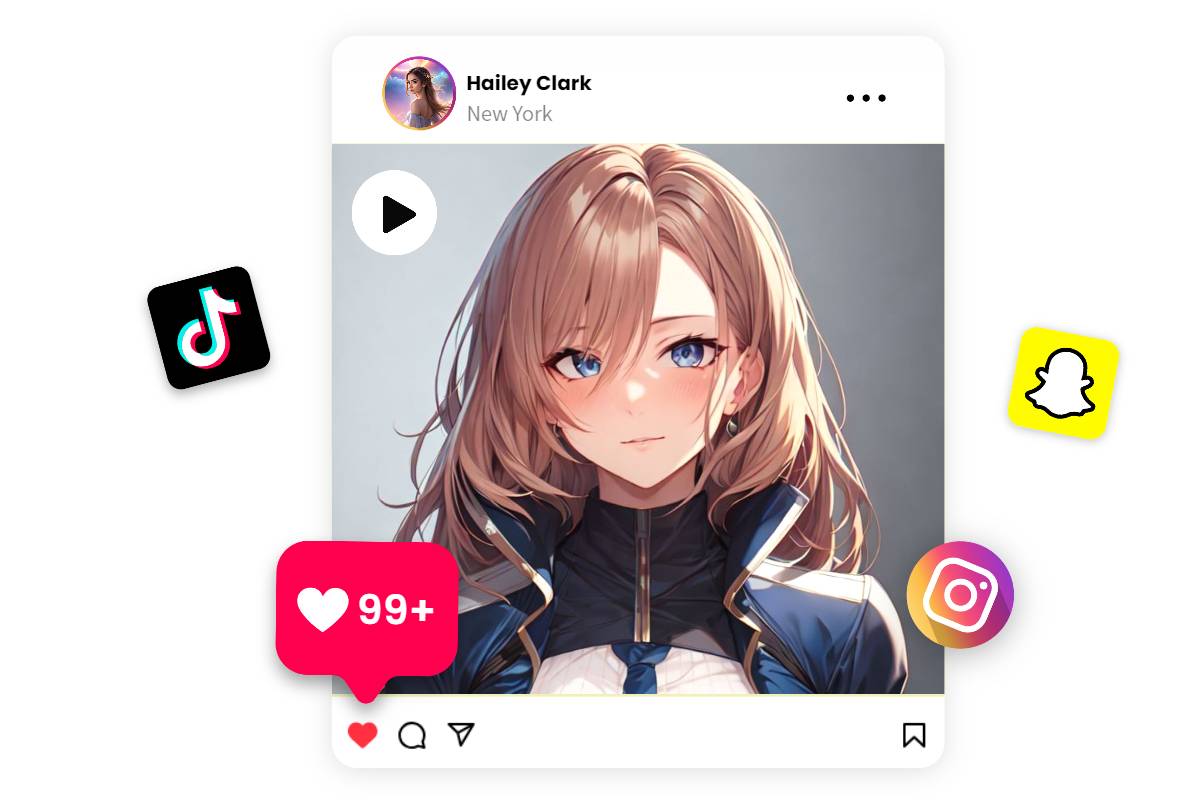 Generate animation for social media purpose with fotor ai