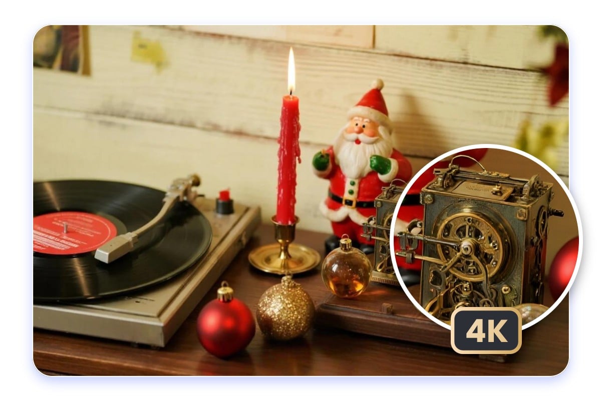 Weihnachts-Wallpaper in hoher Auflösung erstellen