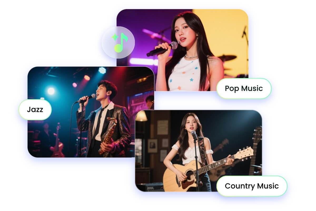 Generate kpop music in multiple styles and genres with ai