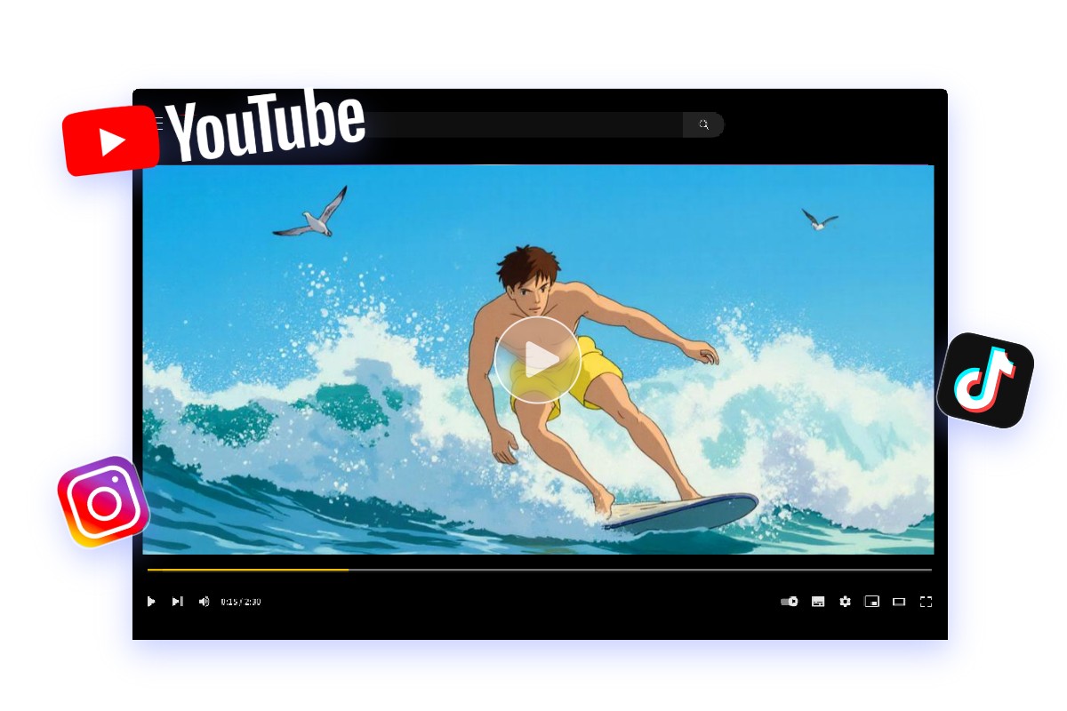 Generate professional cartoon video content