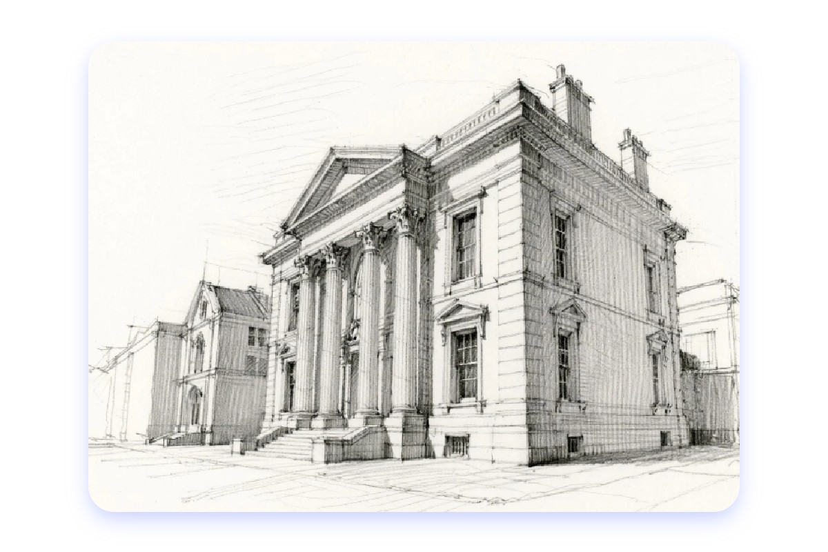 Generate sketch for building design