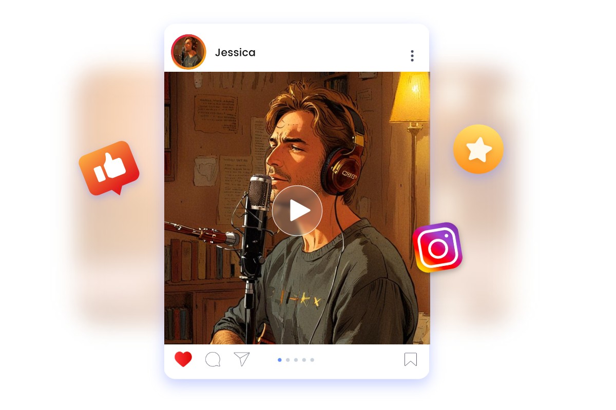 Generate viral cartoon videos for social media