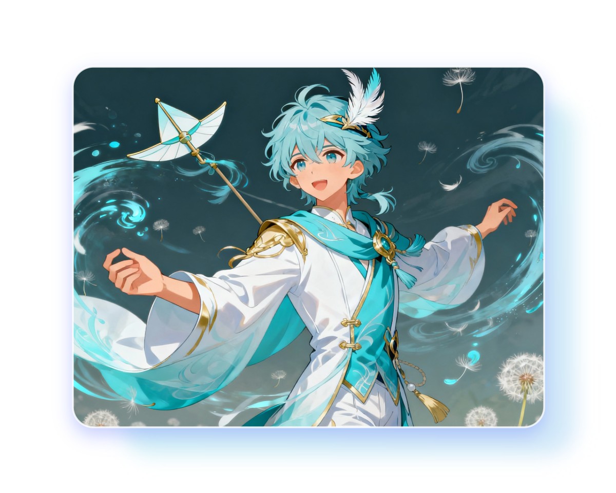 Generate genshin oc from text in fotor