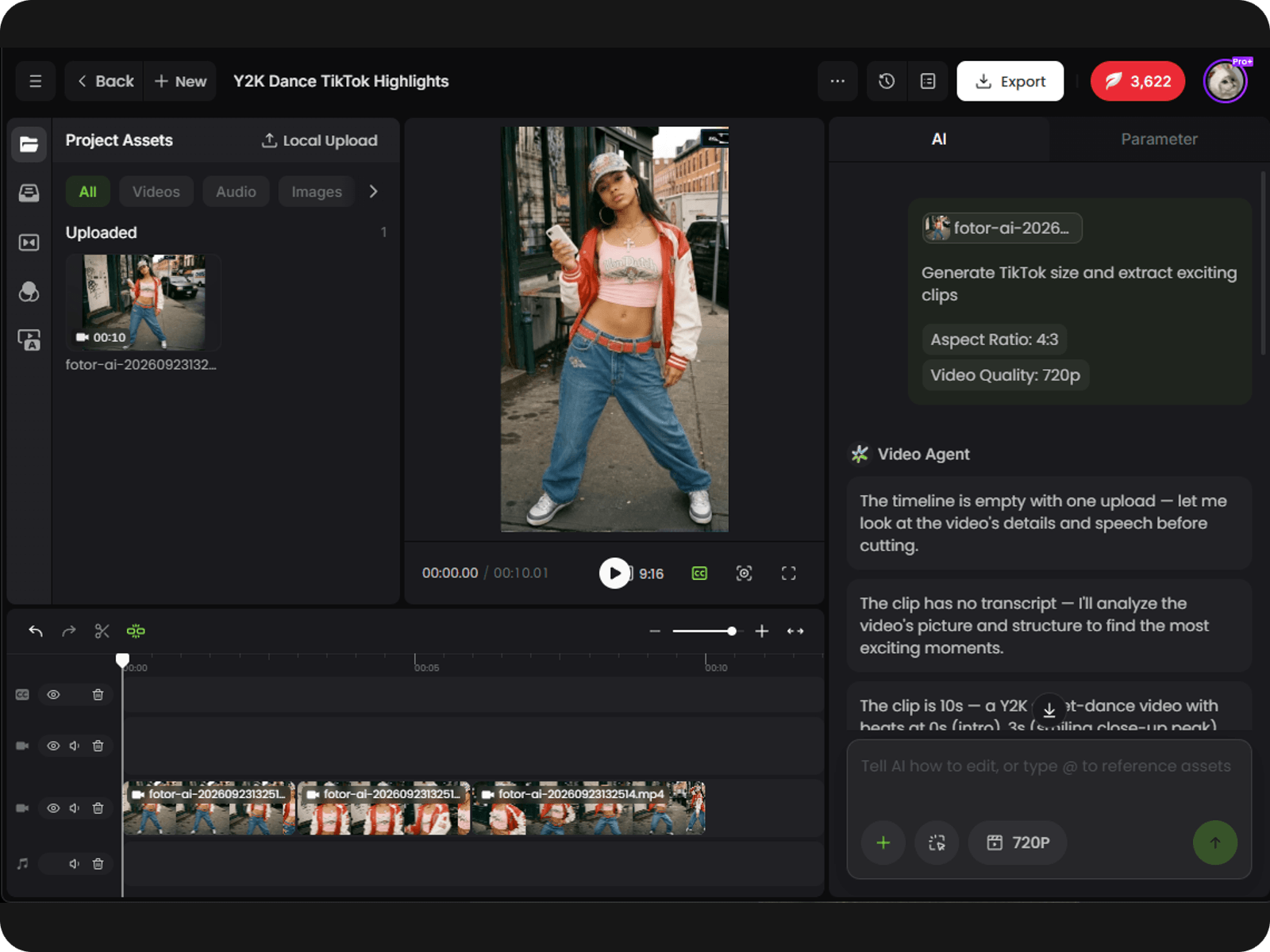 Get a script from your video and prompt
