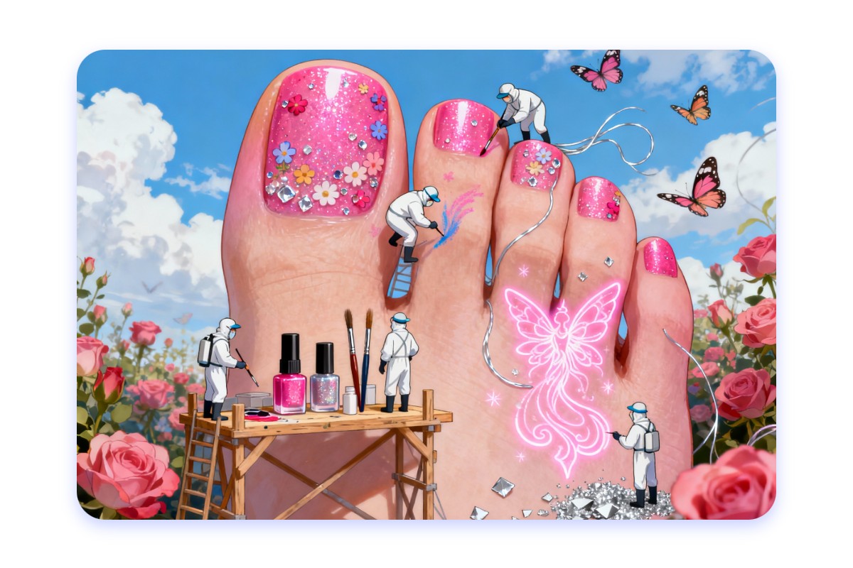 Get realistic or creative foot references for your art