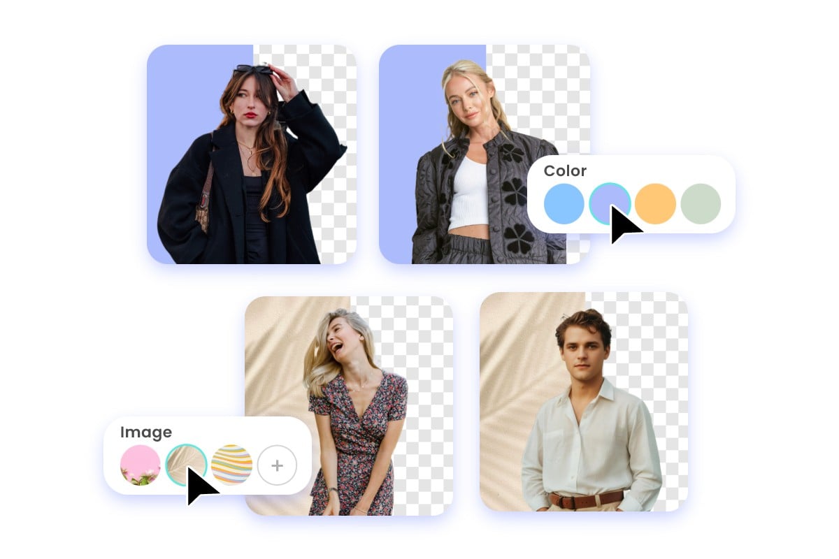 Get rid of image B Gs and customize the background color and image in bulk