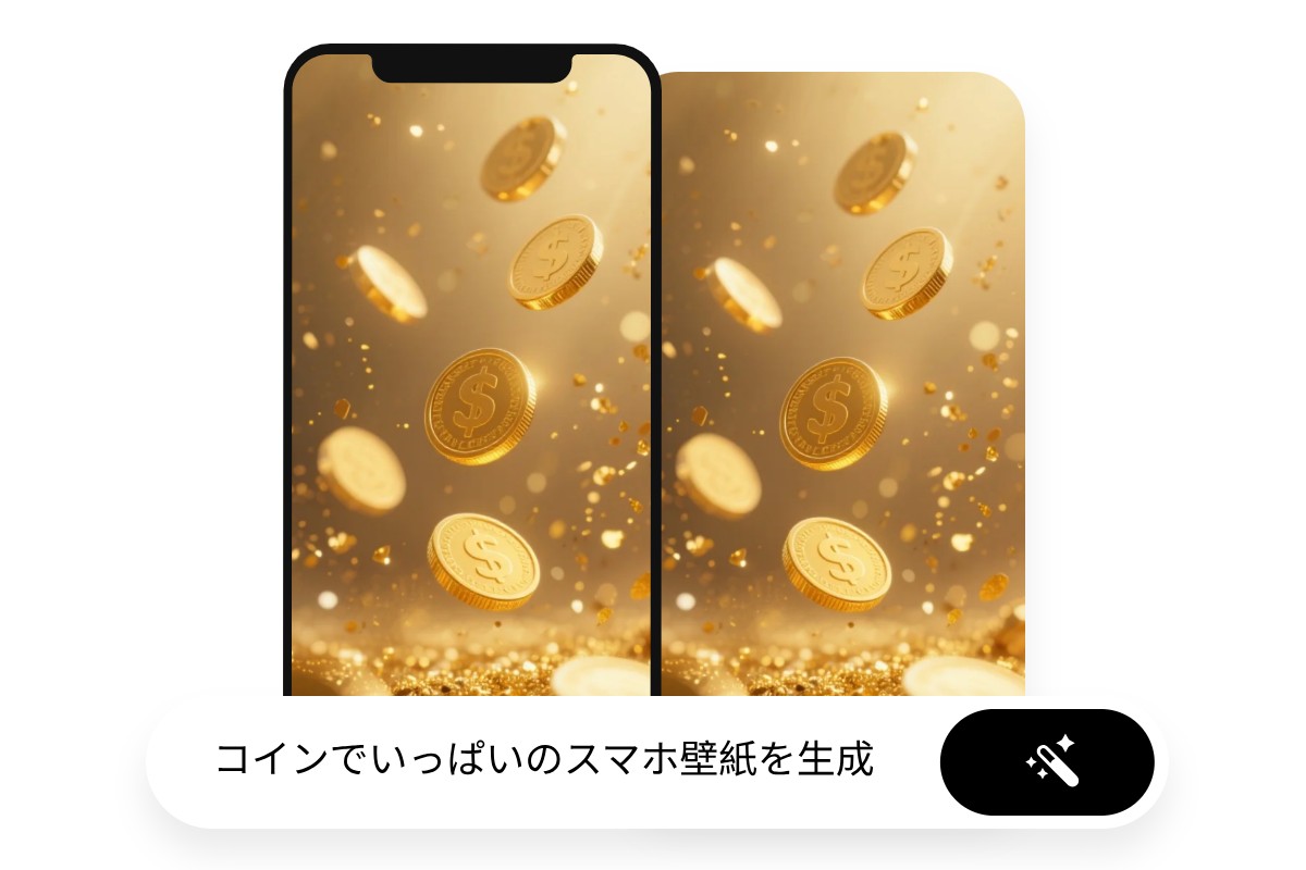 AIで金運壁紙を自動生成しよう