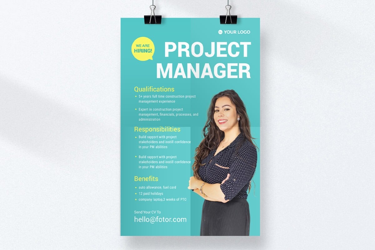 hiring poster template
