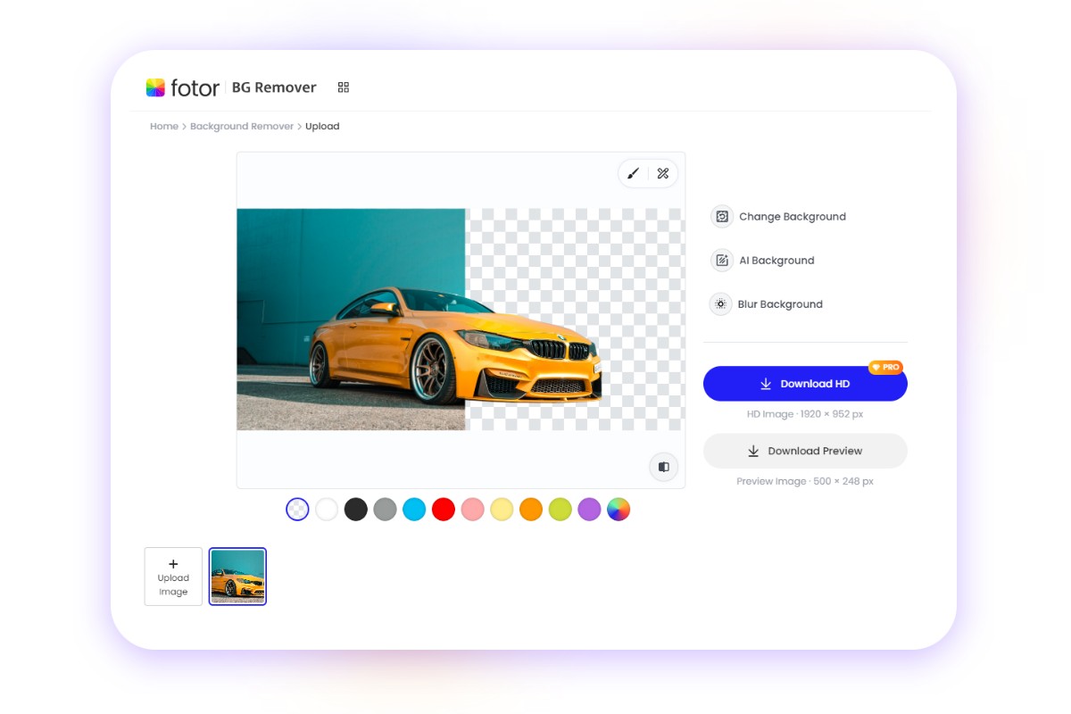 Comment enlever le fond d’une image avec Fotor