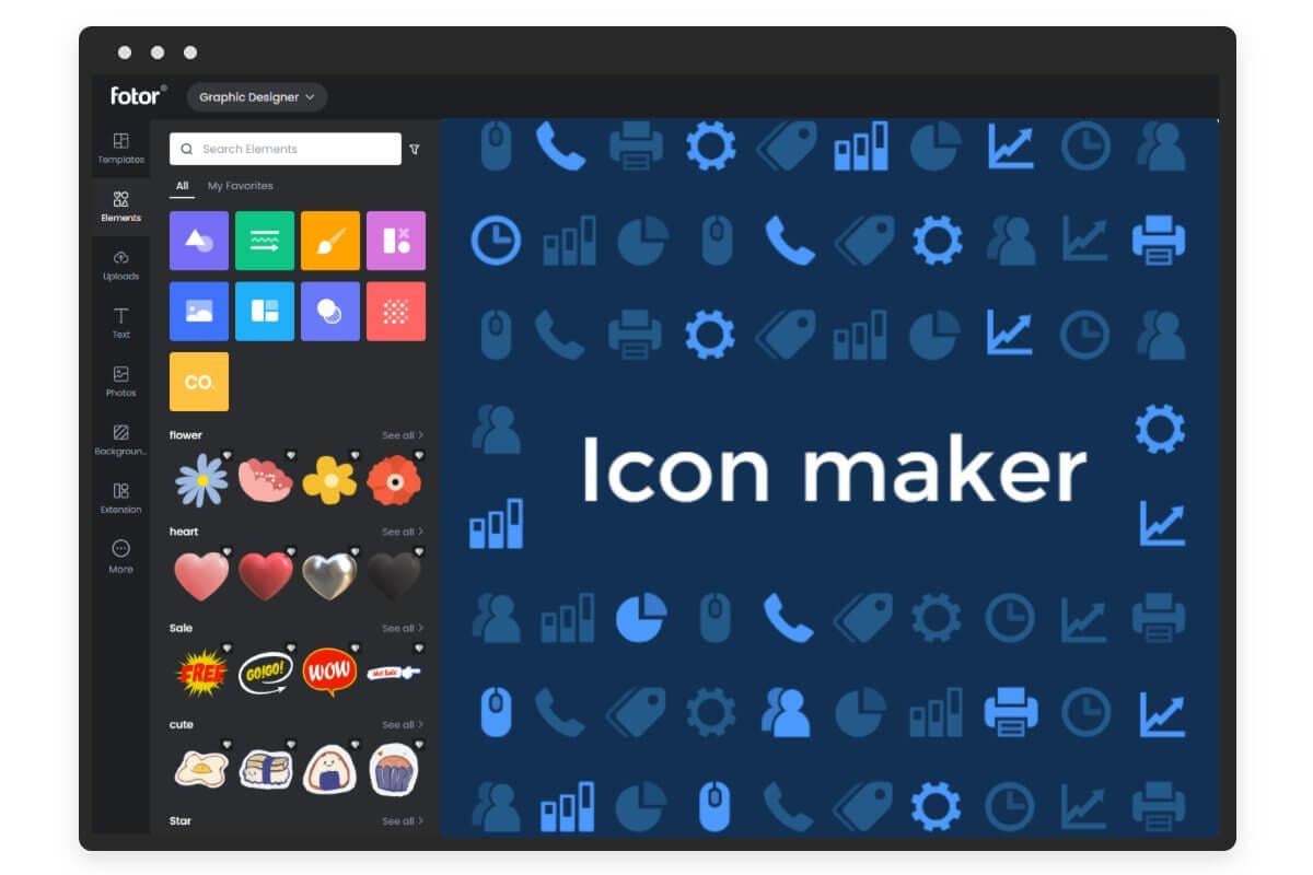 Icon Maker: Create an Icon for Free - Fotor