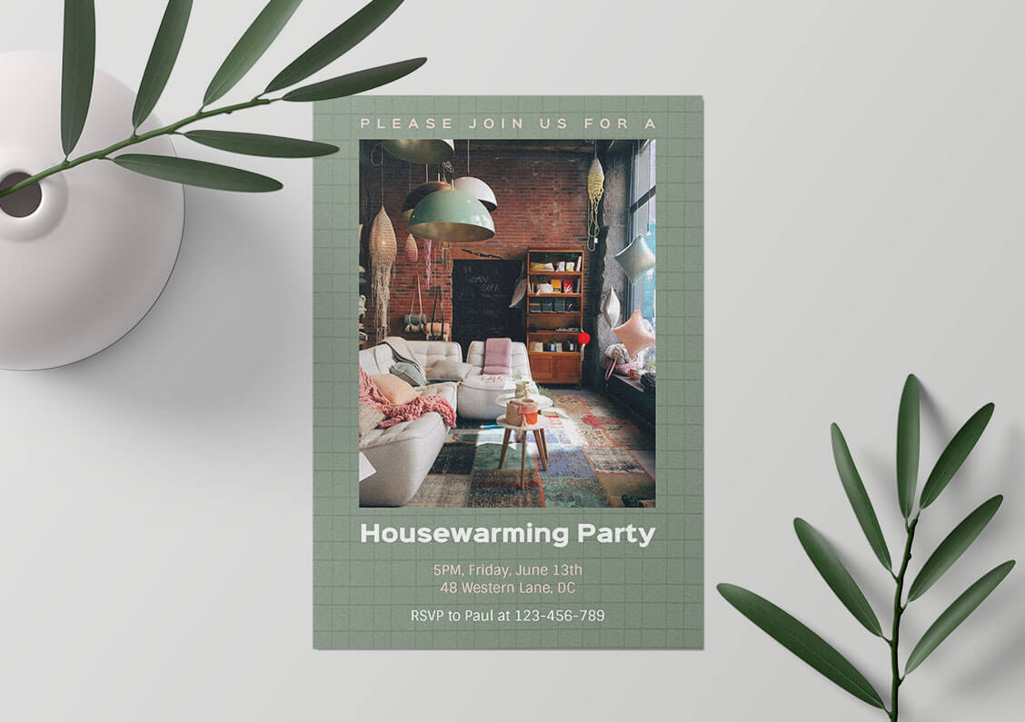 Make Personalized Housewarming Invitations Online for Free | Fotor
