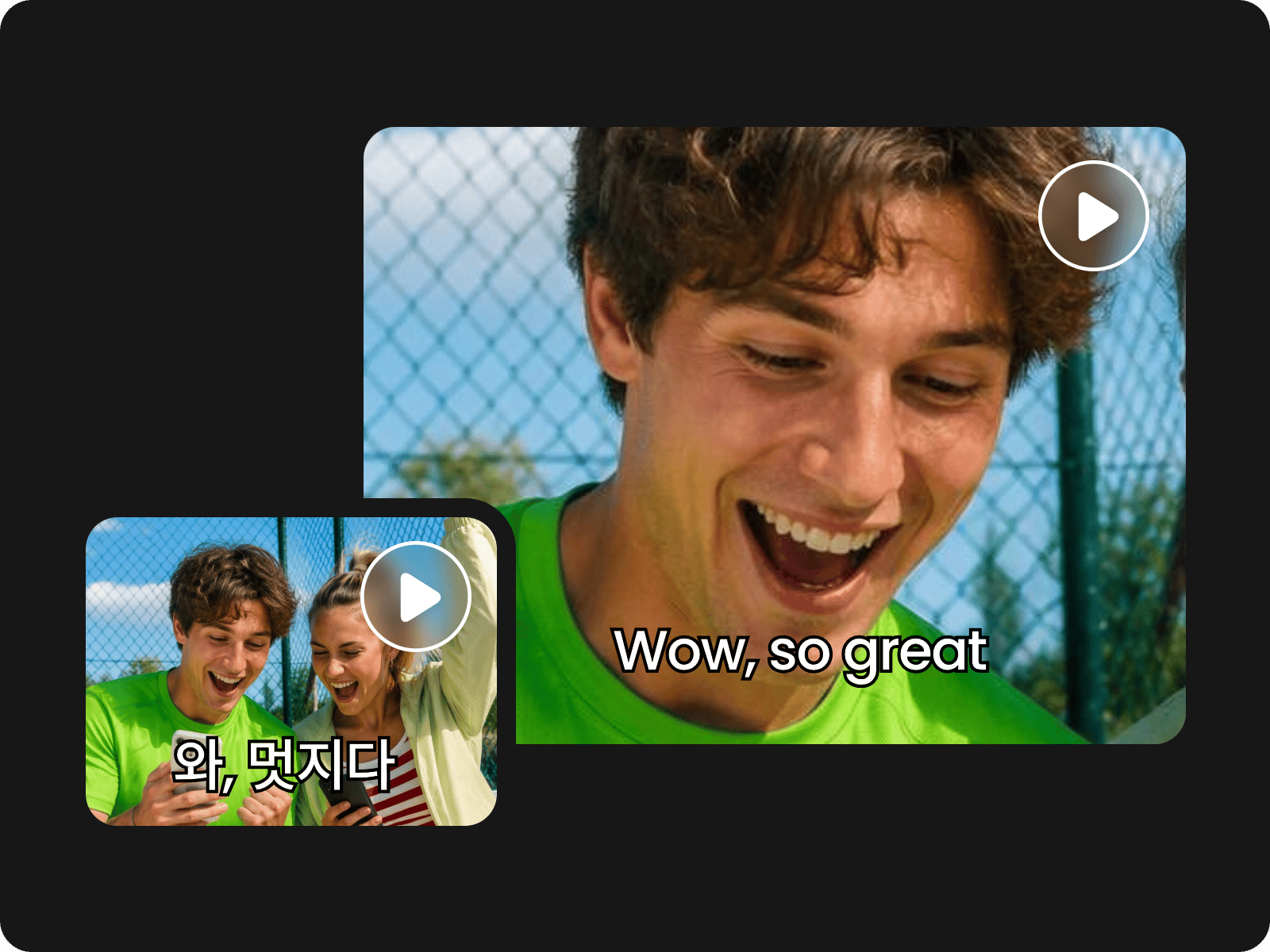 Keep translated speech and lip in sync