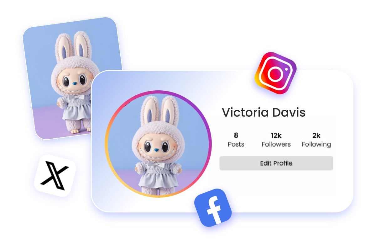 Labubu-Bilder als Profilbild (PFP) verwenden