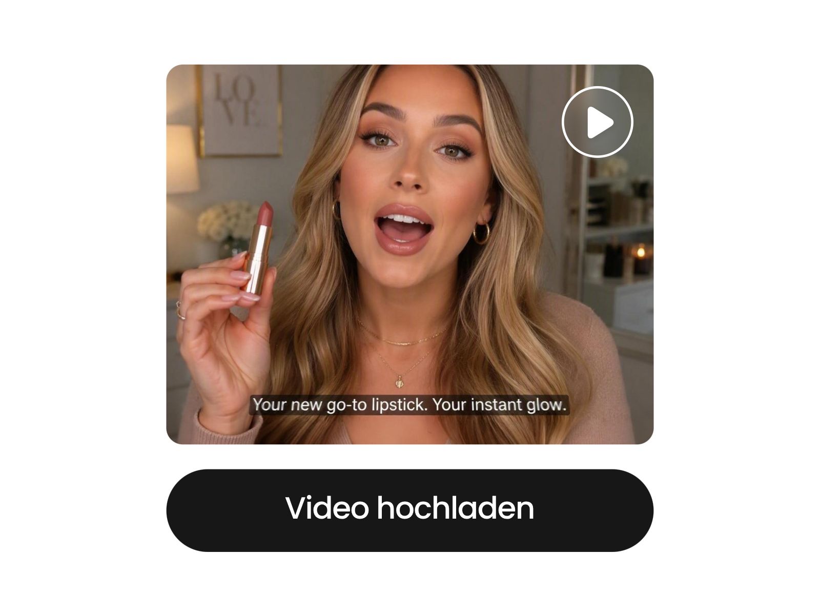 Lade ein video mit untertitel hoch