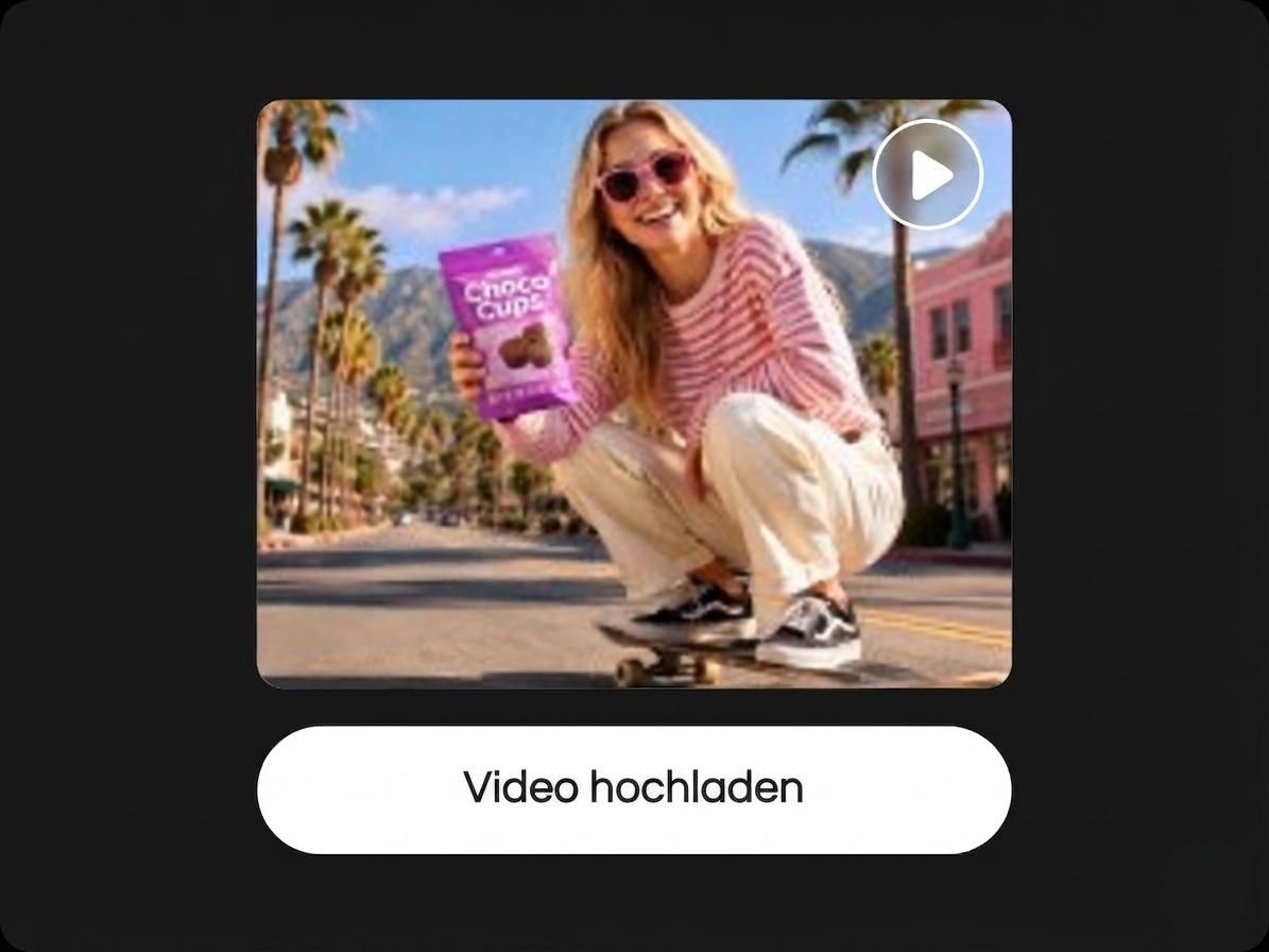 Lade video in den ki video upscaler von fotor hoch
