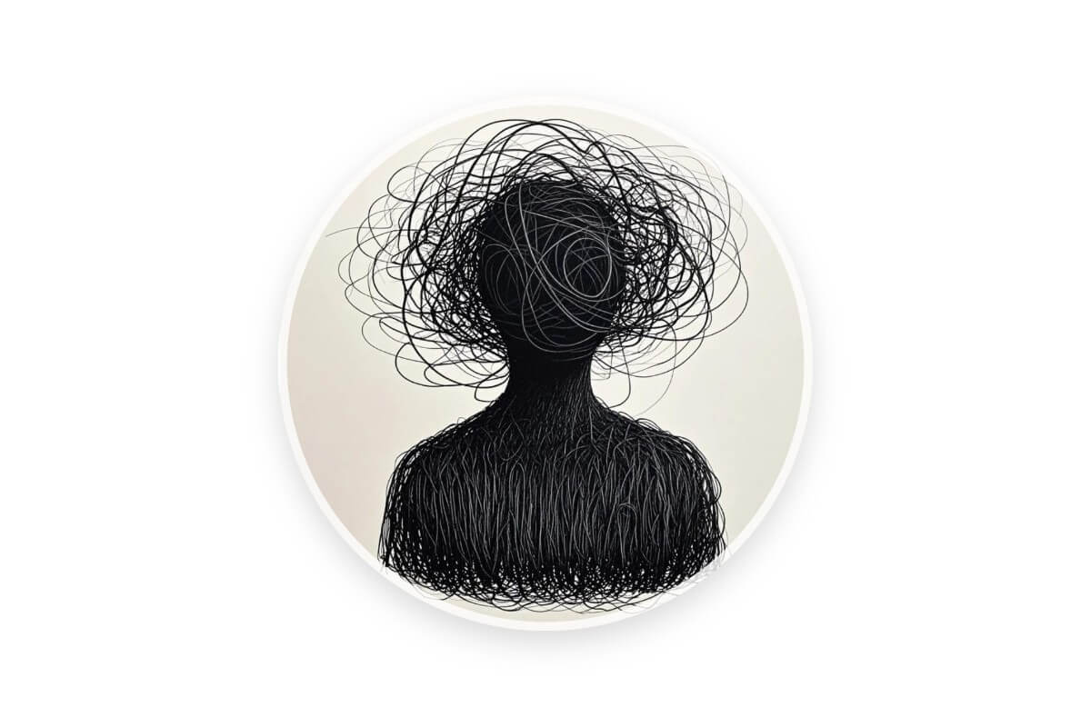 クリエイティブな印象に洗練された抽象アート