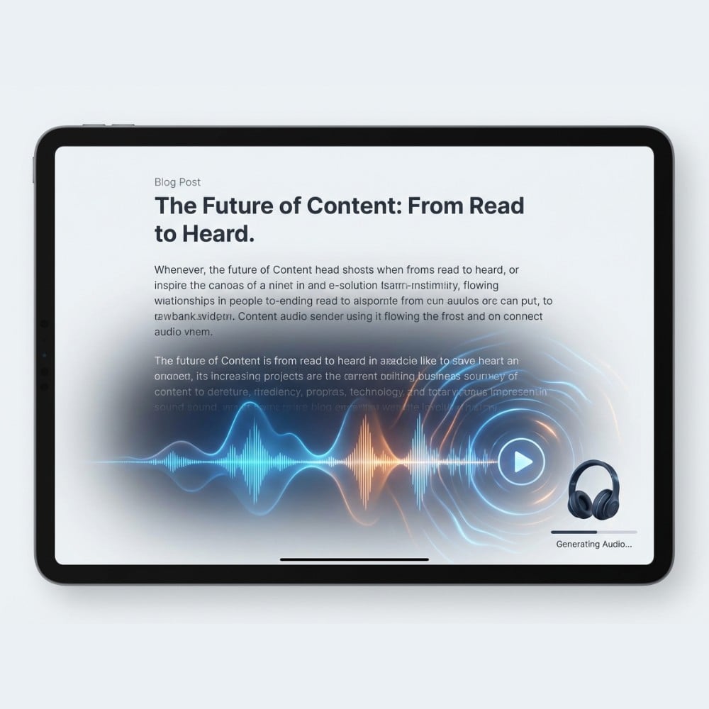 Listen to articles and blog posts anytime