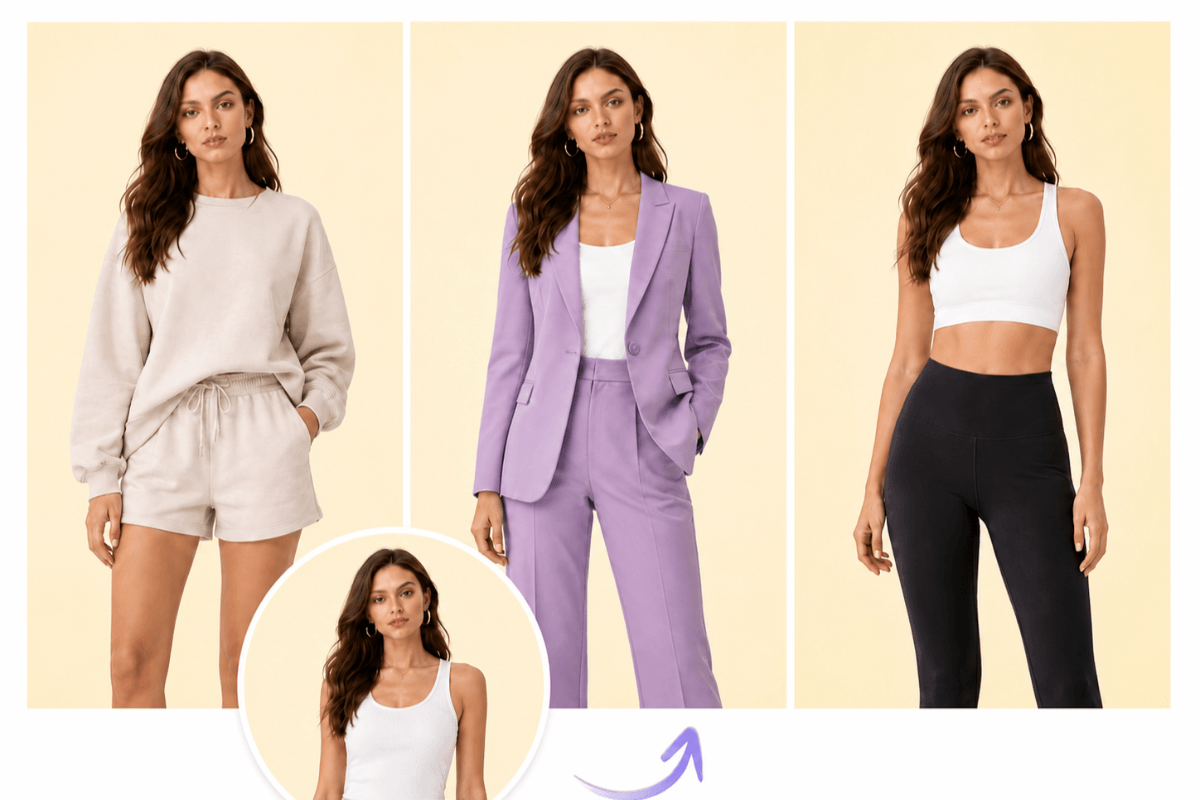 Maintain good character consistency for diverse model photos based on your upload