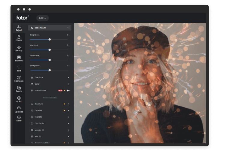 Créer une photo à double exposition dans l'éditeur de photos de Fotor