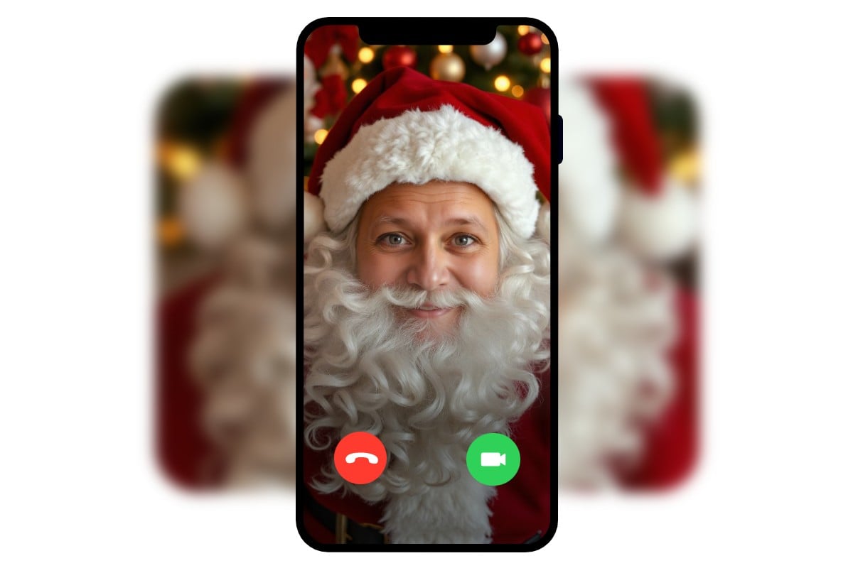 Make a santa call with ai santa video