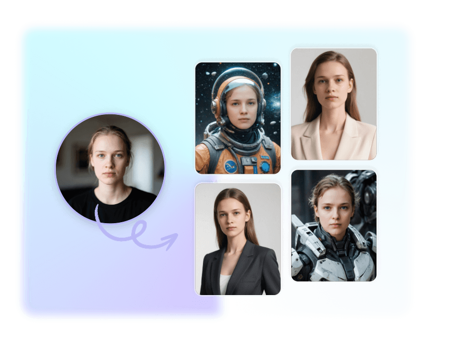 Make ai avatars in various themes and styles with Fotor photo editor