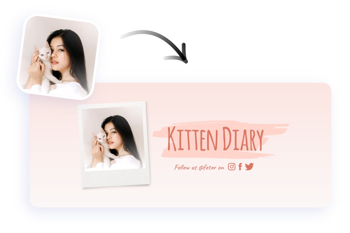 Make an exquisite yt banner from your own photos