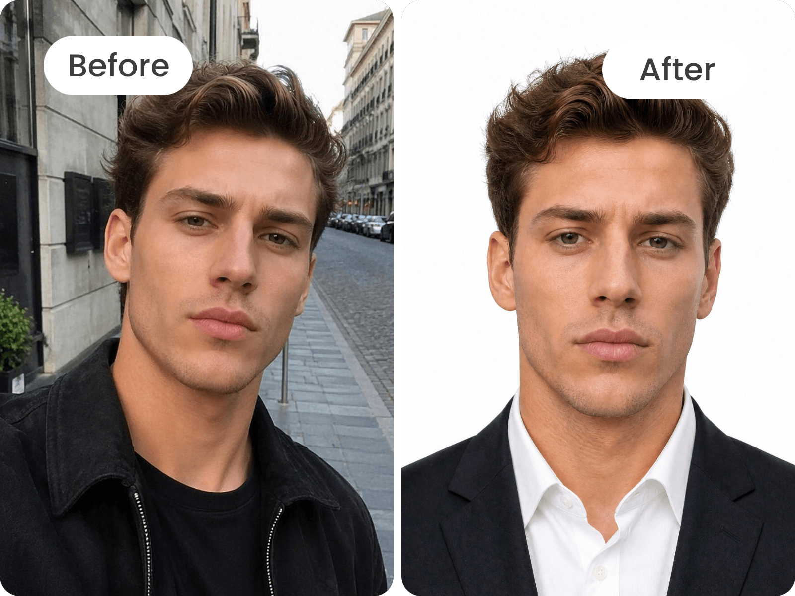Make an id photo from your existing photo