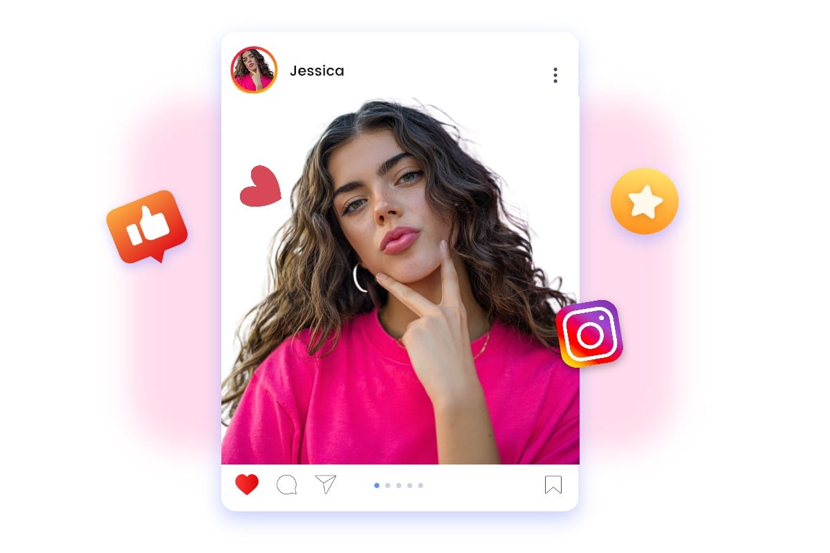 Make customized whatsapp stickers and post them on instagram